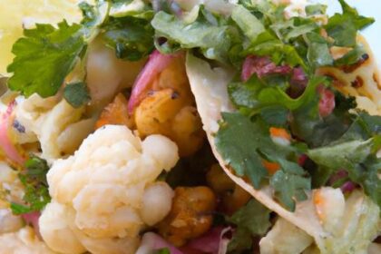 Fiery Cauliflower Tacos with Crisp, Tangy Slaw Delight