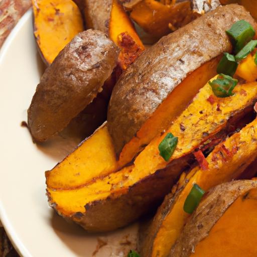 Hearty Baked Sweet Potatoes with Zesty Chili Twist Recipe