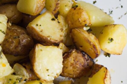 Golden Garlic Parmesan Roasted Potatoes: A Savory Delight