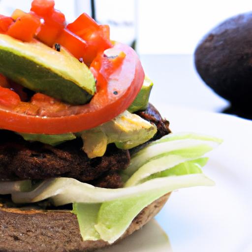 Wholesome​ Black Bean Burger Bowl with Creamy Avocado