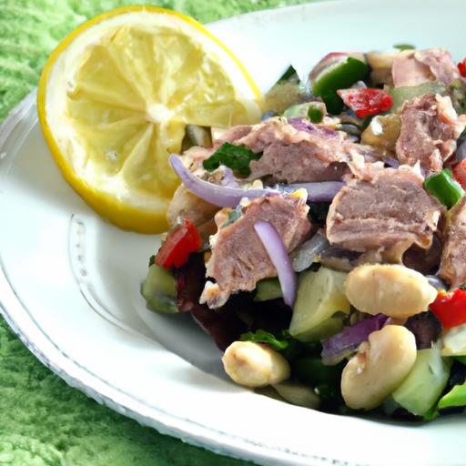 Brighten Your ⁤Plate: ‌Zesty ⁣tuna & White Bean Salad Delight