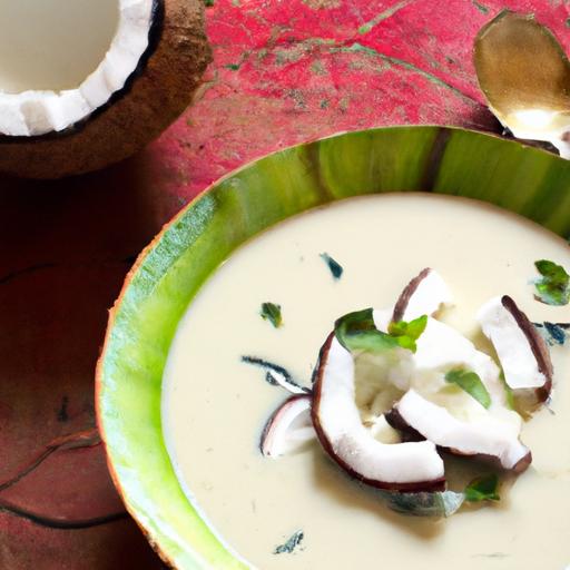 Creamy Coconut Milk Soup: A Tropical Delight to Savor