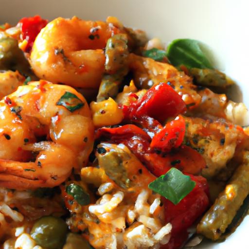 Savory Jambalaya Bowl⁣ with Chicken &⁤ Shrimp-No ‌Sausage!