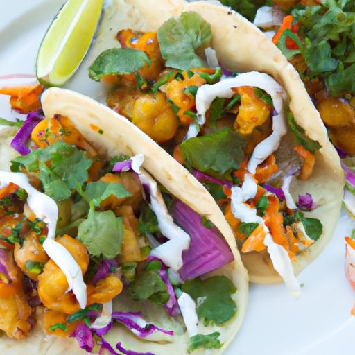 Fiery Cauliflower Tacos with Crisp, Tangy Slaw Delight