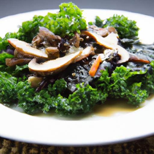 Savor​ the Speed:​ Garlic⁤ Mushroom & Kale ⁤Stir-Fry Delight