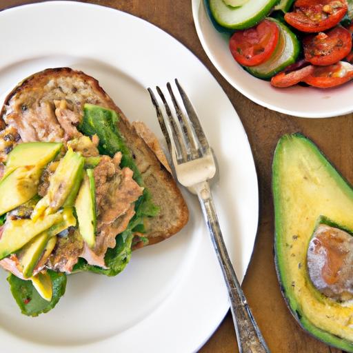 Creamy Avocado Tuna Salad on toast: A Wholesome Delight