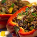 Nutritious Stuffed Bell Peppers: Quinoa & Black Bean Delight