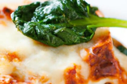 Wholesome Classic Spinach Lasagna: A Low-Fat Delight