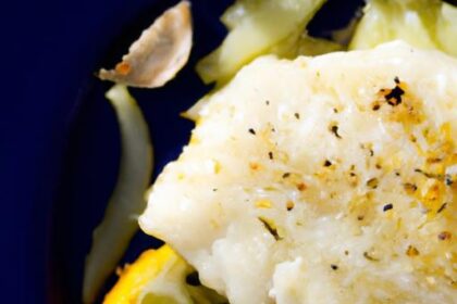 Zesty Baked Cod with Lemon and Garlic: A Flavorful Delight
