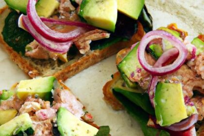 Creamy Avocado Tuna Salad on Toast: A Wholesome Delight
