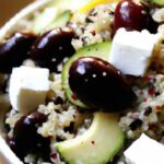 Bright Mediterranean Quinoa Bowl with Feta and Olives