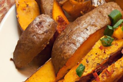 Hearty Baked Sweet Potatoes with Zesty Chili Twist Recipe