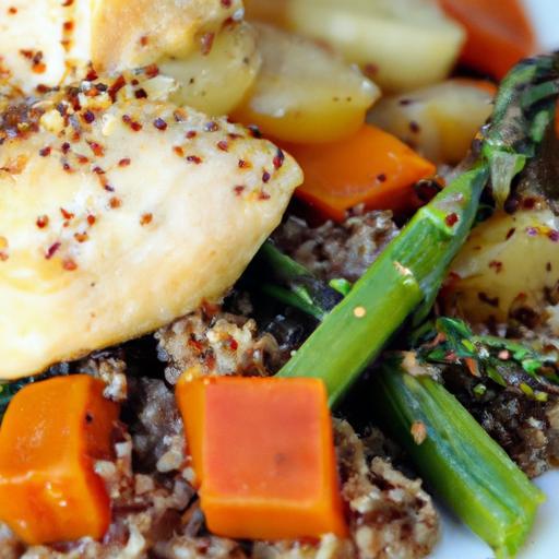 Wholesome Quick Chicken & Quinoa with Roasted Veggies