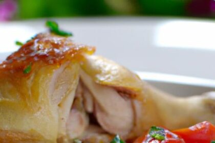 One Pan Roasted Chicken & Cherry Tomatoes: Simple, Flavorful Feast