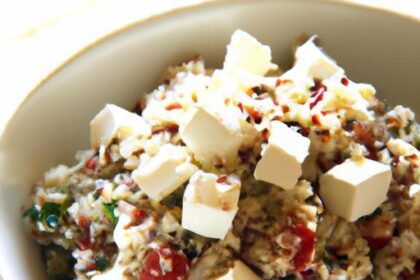 Mediterranean Quinoa Bowl with Feta: A Flavorful Delight
