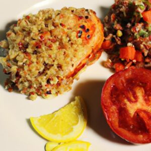Bright Bites: Light Chicken & Quinoa Stuffed Tomatoes Recipe