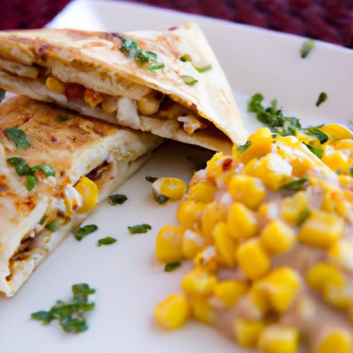 Crunchy & Creamy: Quick Chicken Corn Quesadillas Recipe