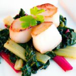 Savoring Sauteed Scallops with Vibrant Chard Light Flair