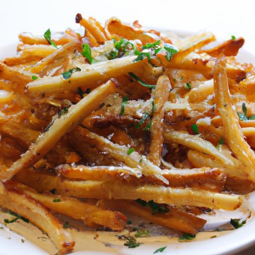 Golden Crispy Garlic Parmesan Fries: A Flavorful Delight