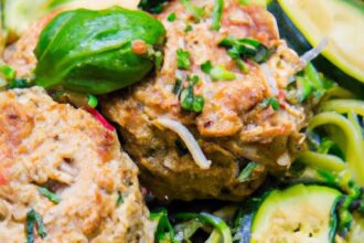 Wholesome Turkey Spinach Meatballs with Zucchini Noodles