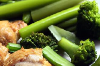 Crunchy Comfort: Crispy Baked Chicken Tenders & Broccoli