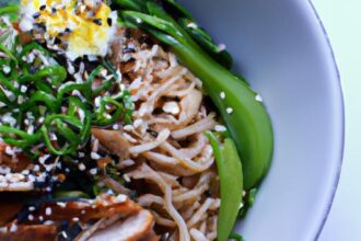Savory Sesame Chicken Soba Bowl: A Flavorful Fusion Feast