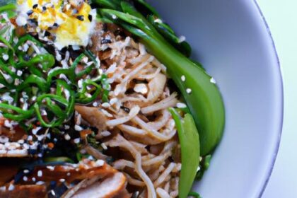 Savory Sesame Chicken Soba Bowl: A Flavorful Fusion Feast