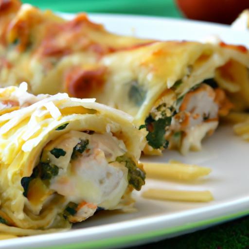 Savory Chicken & Spinach Stuffed Manicotti Recipe Delight