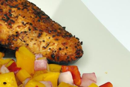 Savor Blackened Tilapia with Zesty Mango Salsa Delight