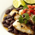 Light & Lively: Baked Cod with Salsa and Black Beans