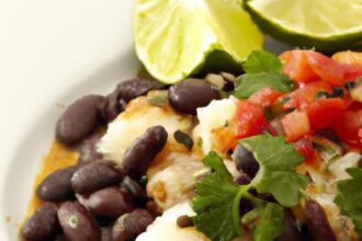 Light & Lively: Baked Cod with Salsa and Black Beans
