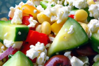 Wholesome Cottage Cheese & Fresh Veggie Bowl Delight