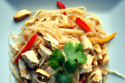 Savory Thai Peanut Chicken & Soba Noodles Delight Recipe