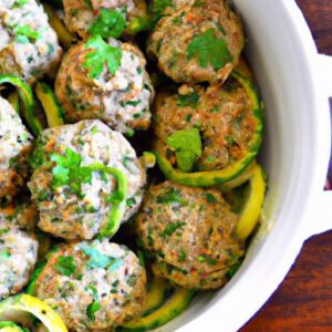 Delicious Keto Turkey & Zucchini Meatballs: Low-Carb Delight