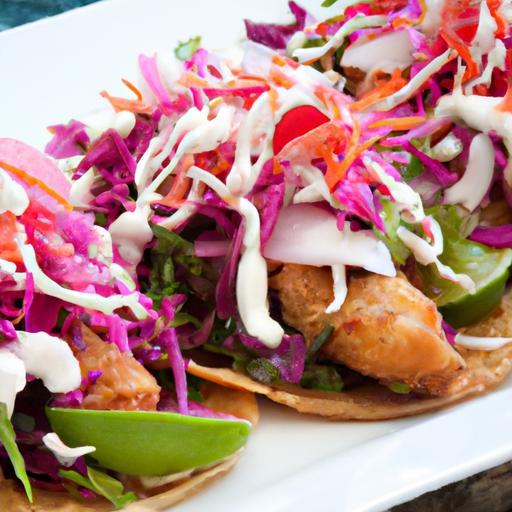 Crunchy Fish Tacos with Zesty Cabbage Slaw Delight