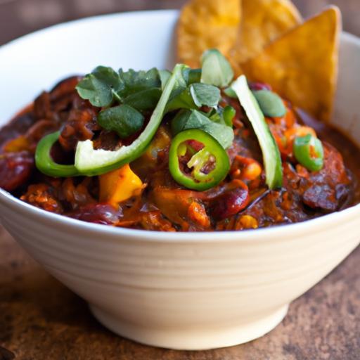 Zesty and Speedy: Whip Up Vegetarian Chili in Minutes