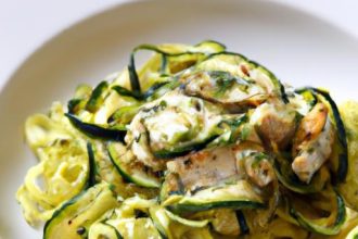 Zucchini Noodles & Pesto Chicken: A Fresh, Flavorful Twist
