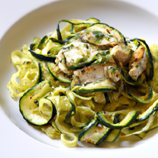 Zucchini Noodles & Pesto Chicken: A Fresh, Flavorful Twist