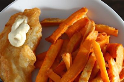 Guilt-Free Fish & Chips: Baked Cod with Sweet Potato Fries