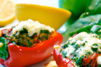 Stuffed Peppers Delight: Spinach and Ricotta Magic Inside
