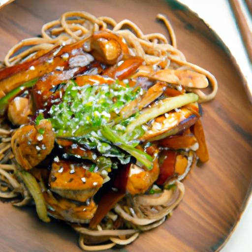 Savory ⁤Sesame chicken Soba: A Noodle Bowl ‌Delight