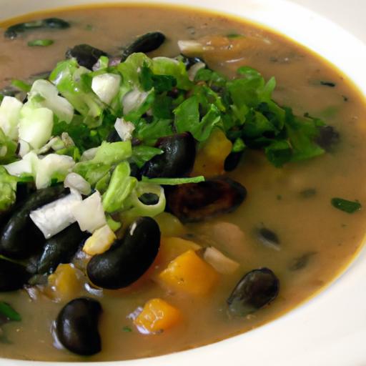 Fiery Black Bean Soup: A Flavorful Twist on Tradition