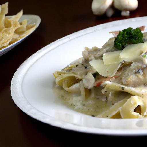 Indulgent Creamy Chicken & Mushroom Alfredo Recipe Unveiled