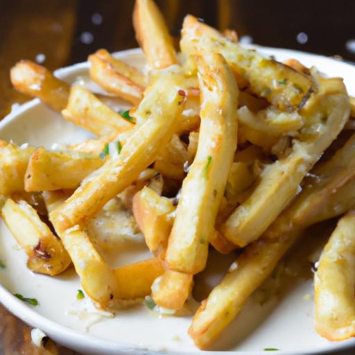 golden Crispy Garlic Parmesan Fries: A Flavorful Delight