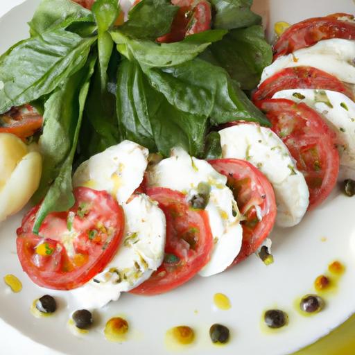 Fresh twist: Tomato & Mozzarella Salad with Balsamic Glaze