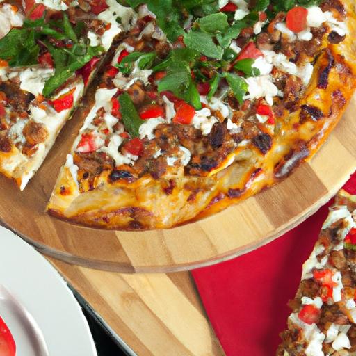Savor the Delight: Turkish Pide Boat Pizza with Cheese & meat