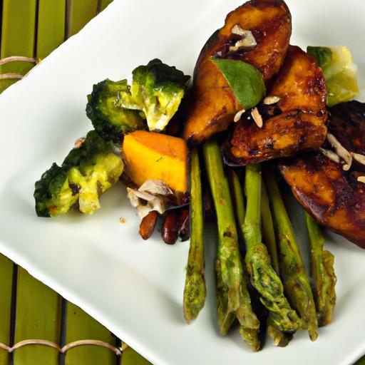 savor the⁣ Flavor: balsamic Glazed Chicken ​& Brussels Bowl
