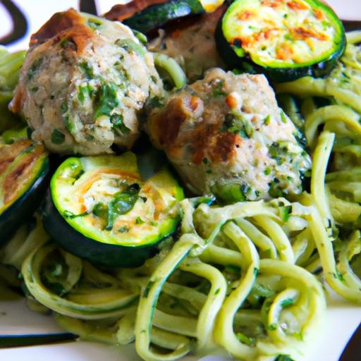 Wholesome Turkey Spinach Meatballs with⁢ Zucchini Noodles