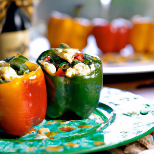 Stuffed Peppers Delight: Spinach and Ricotta Magic Inside
