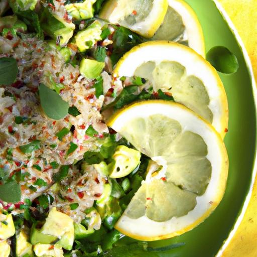 Bright and Nutritious: Avocado⁣ Quinoa Salad with‍ Zesty ⁣Lemon